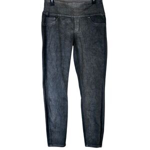 Spanx Gray Pull-On Legging Pants Women's‎ Large Stretch Comfort Casual Shapewear